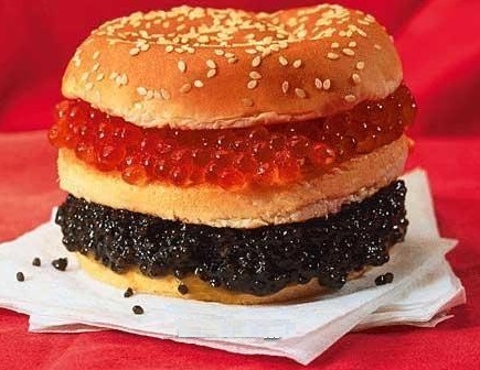 Try Our New $10,000 Caviar Burger