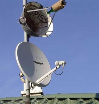 Redneck Satellite Dish