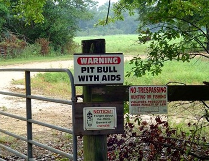 Ok We Get It! All You Had To Say Was No Trespassing