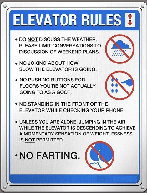 We Need To Post This In All Elevators