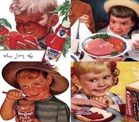The Kids In Vintage Ads Look Like They're About To Murder Me Next
