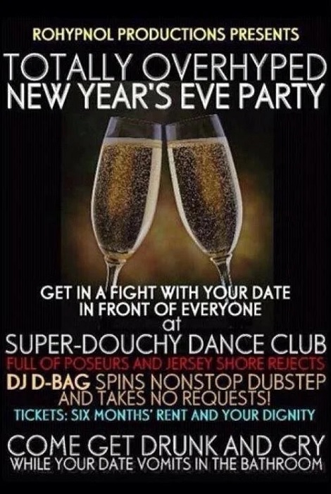 Yet Another Reason To Stay Home On New Years Eve