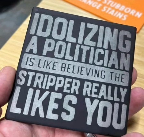 This Should Be Outside Every Political Rally