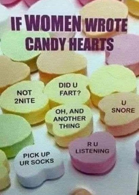 Valintines Day Harts From Men's Nightmares